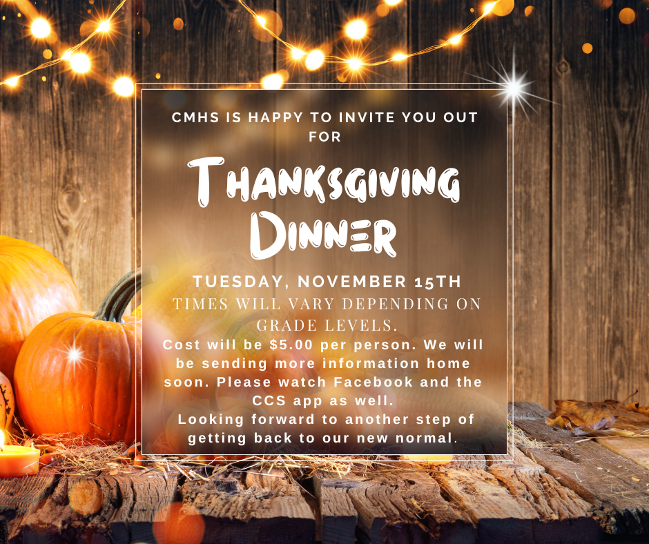 CMHS Thanksgiving Dinner